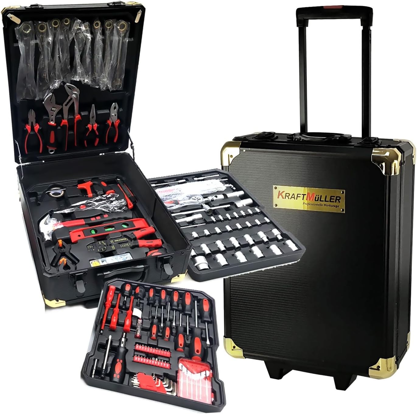 Kraft Müller 326-Piece Tool Set – Professional Socket & Hand Tool Kit in Carry Case - Smart Gate