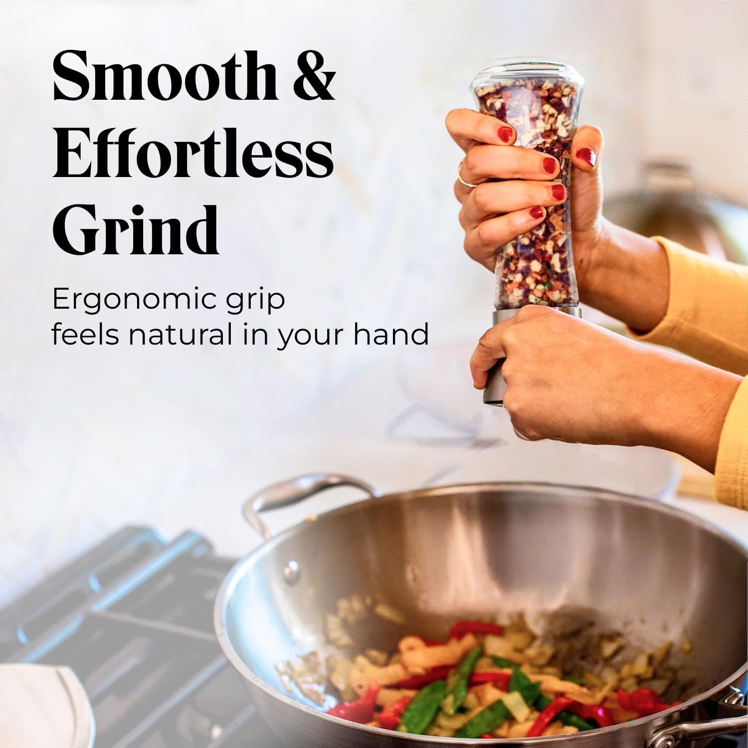 Willow & Everett Salt & Pepper Grinder Set - Stainless Steel - SmartGatelb