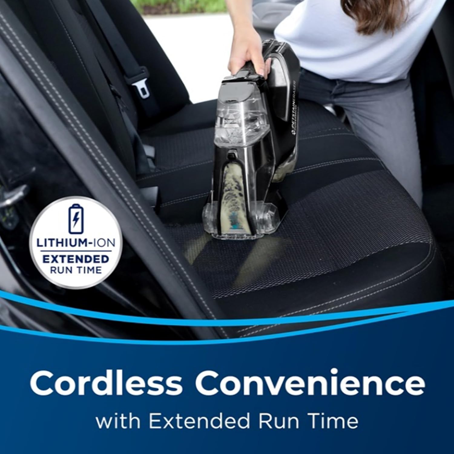 BISSELL Stain Eraser Turbo 2982F Cordless Portable Spot Cleaner for Carpets and Upholstery - SmartGatelb