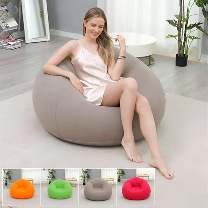Inflatable Lazy Sofa Air Lounger – Portable Relax Chair for Indoor & Outdoor Use - Smart Gate