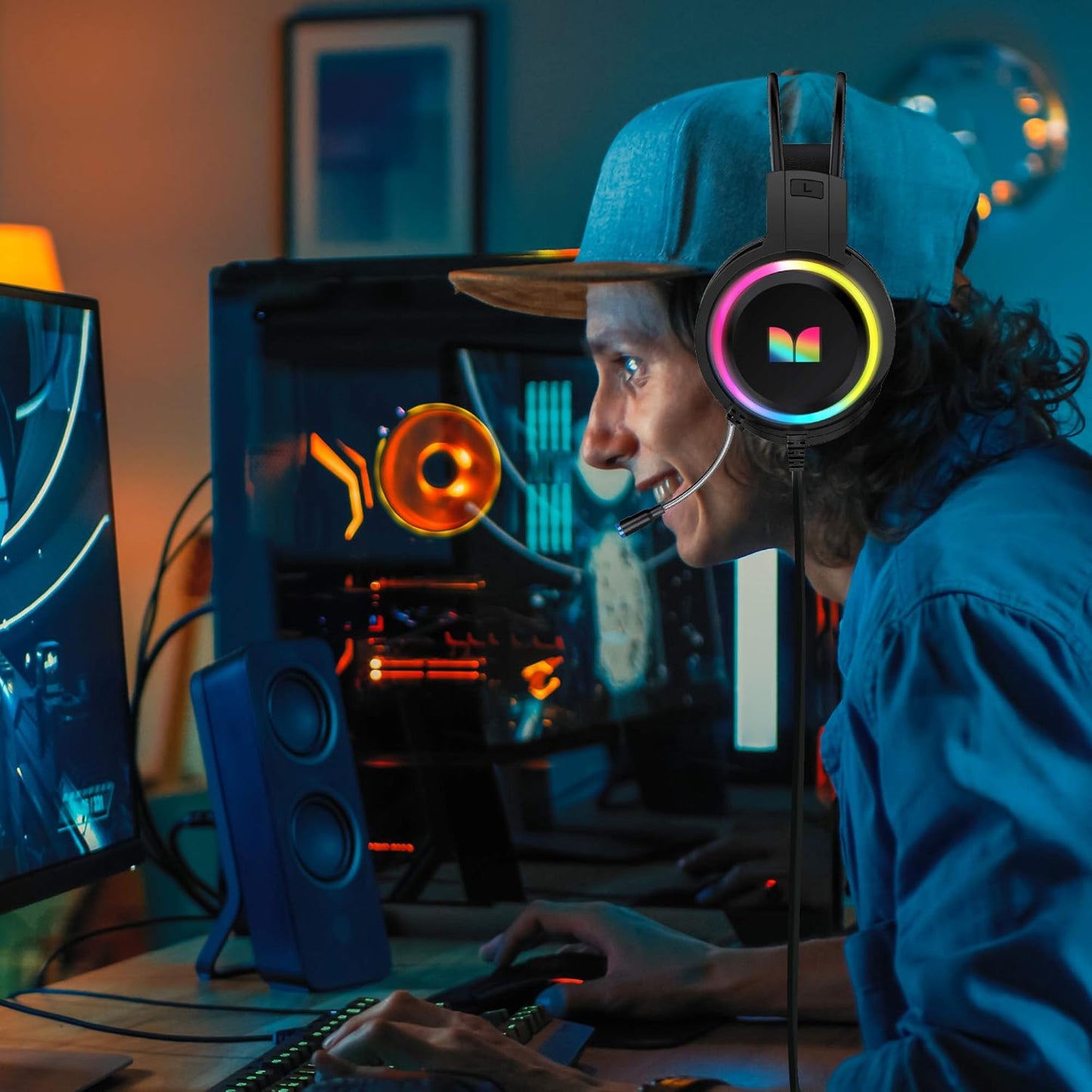 Monster RGB Gaming Headset – Dynamic Sound Meets Style