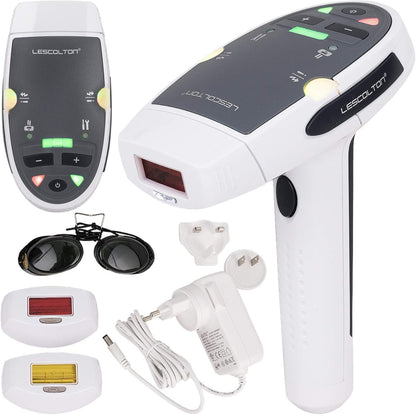 LESCOLTON IPL T006 - Laser Epilator for Long-Lasting Hair Removal - Skin Colour Sensor - 5 Power Levels - 300,000 Pulses - Home Use - Painless - SmartGatelb