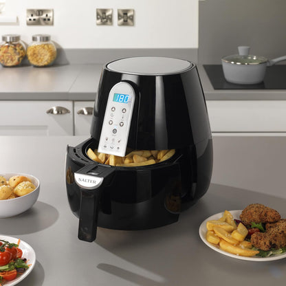 Salter EK2559 XL Hot Non-Stick Basket, Light Touch Digital Display, Compact Air Fryer - SmartGatelb
