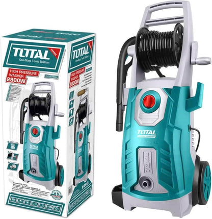TOTAL High Pressure Washer – 2800W, 180 Bar, Auto Stop System (TGT11266) - SmartGatelb