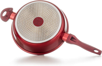 DMS 15-Piece Induction Cookware Cooking Set , Aluminium, Marble Coating, Dishwasher Safe - SmartGatelb