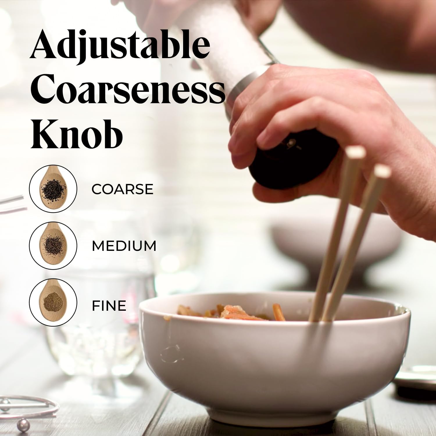 Willow & Everett Salt & Pepper Grinder Set - Stainless Steel - SmartGatelb