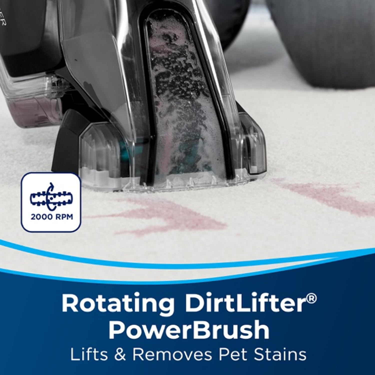 BISSELL Stain Eraser Turbo 2982F Cordless Portable Spot Cleaner for Carpets and Upholstery - SmartGatelb