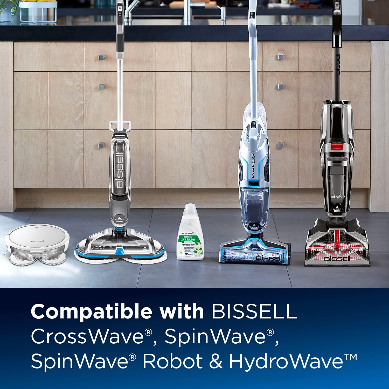 BISSELL Natural Multi-Surface Floor Cleaning Solution – 1L (Model 3096) - SmartGatelb