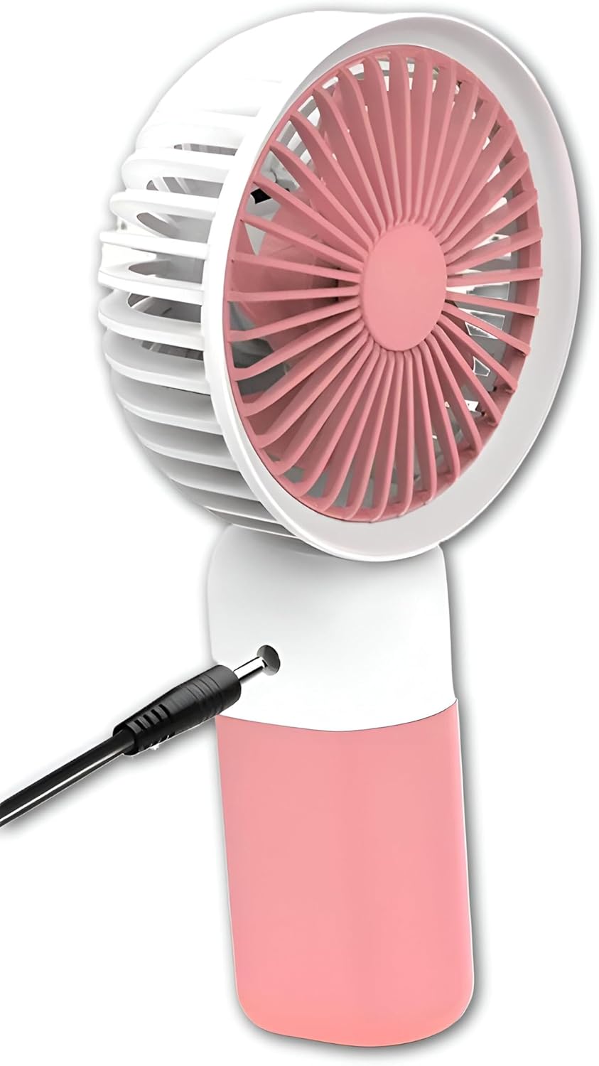 Mini USB Rechargeable Handheld Fan – Pocket-Sized, 3-Speed, Type-C Charging, with Phone Stand - SmartGatelb