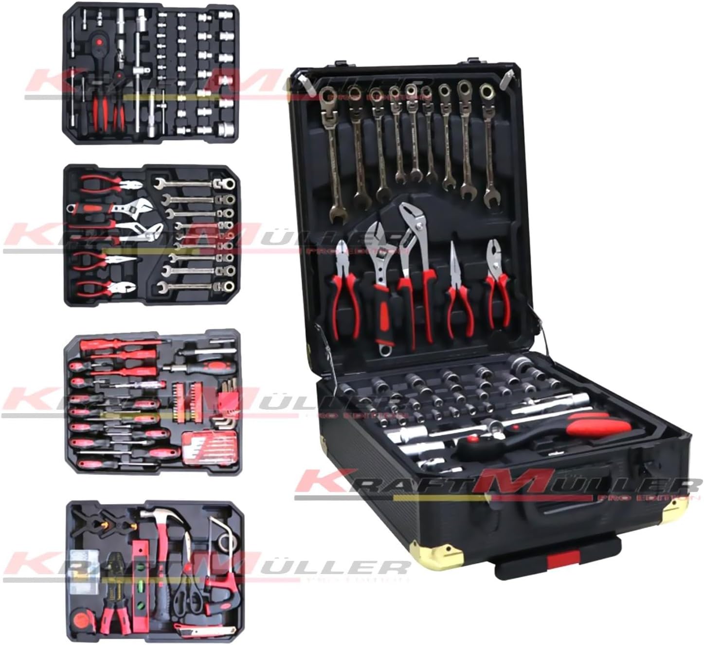 Kraft Müller 326-Piece Tool Set – Professional Socket & Hand Tool Kit in Carry Case - Smart Gate
