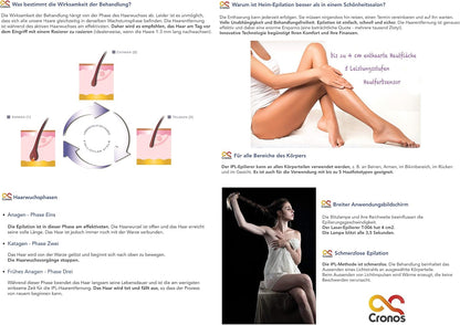 LESCOLTON IPL T006 - Laser Epilator for Long-Lasting Hair Removal - Skin Colour Sensor - 5 Power Levels - 300,000 Pulses - Home Use - Painless - SmartGatelb