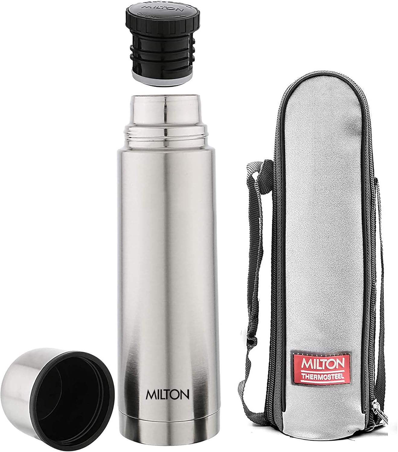Milton Plain 500 Thermosteel 24 Hours Hot and Cold Water Bottle - SmartGatelb