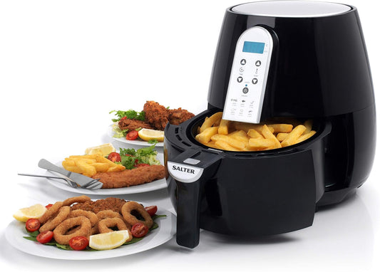 Salter EK2559 XL Hot Non-Stick Basket, Light Touch Digital Display, Compact Air Fryer - SmartGatelb
