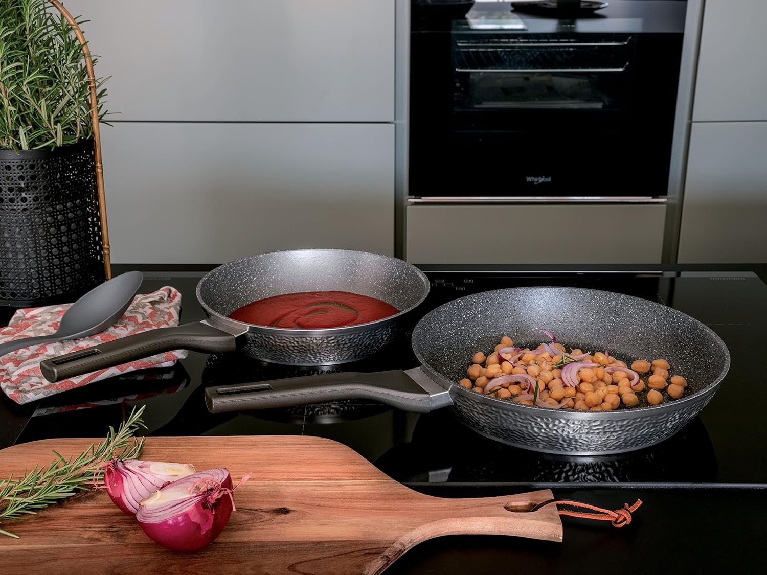 Tognana Deep Moon Set of 2 Frying Pans 24 and 28 cm - SmartGatelb