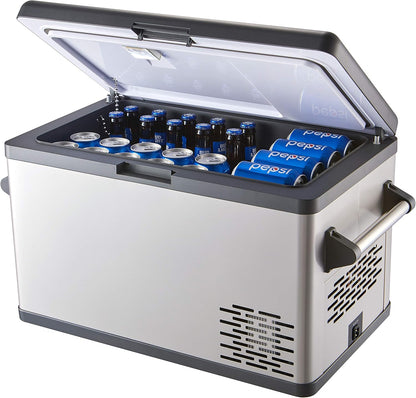 Ausranvik 35L Portable Fridge Freezer  Dual-Zone | –20°C Cooling | 12/24V & 110–240V Compatible | For Car, Camping & Home Use