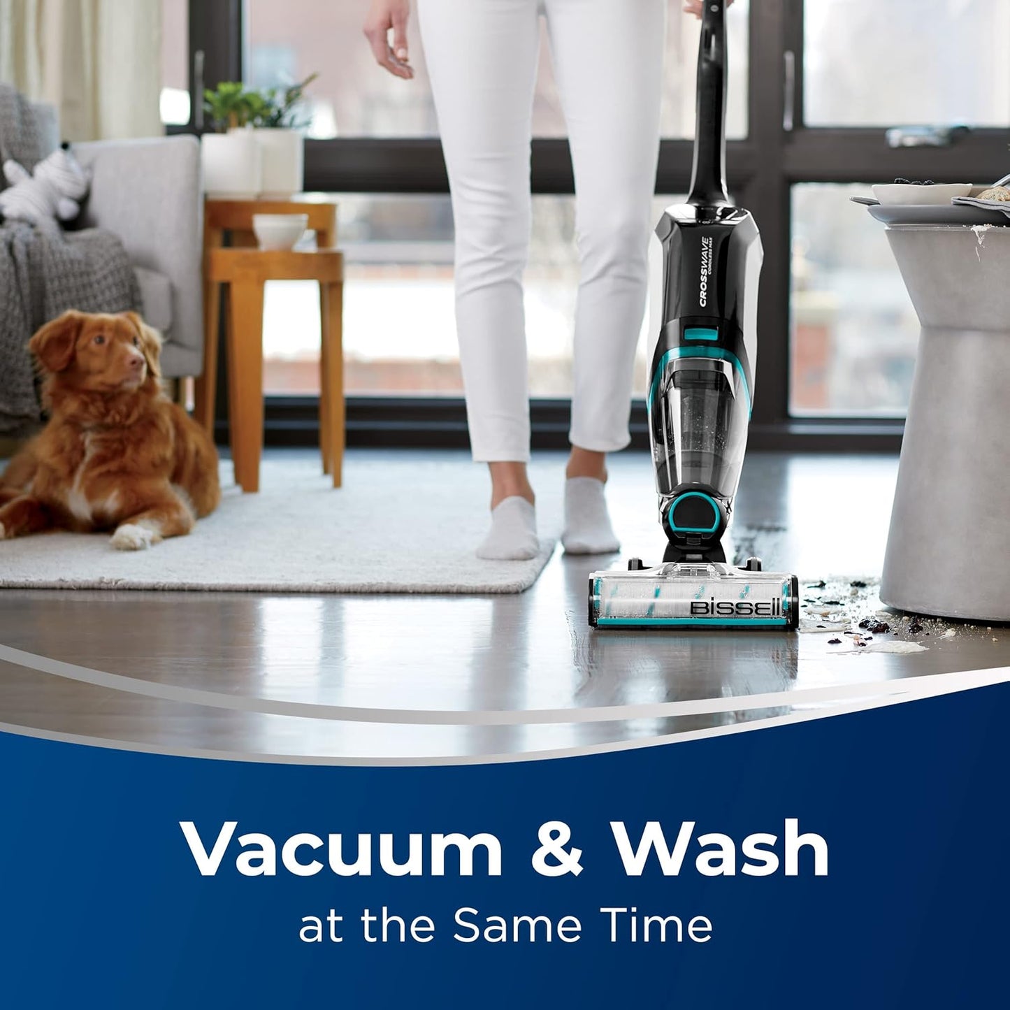 BISSELL CrossWave Cordless Max All in One Wet-Dry Vacuum Cleaner and Mop for Hard Floors and Area Rugs - SmartGatelb