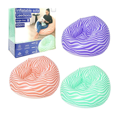 Leedsooy 85003 Inflatable Air Lounge Sofa – Portable Relaxing Chair with Pump - Smart Gate