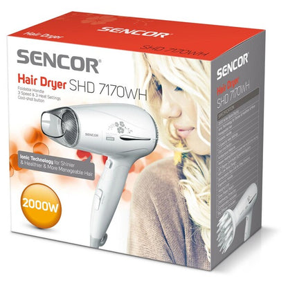 Sencor SHD 7170WH Hair Dryer – 2000W Powerful Dryer with Ionic Care - Smart Gate