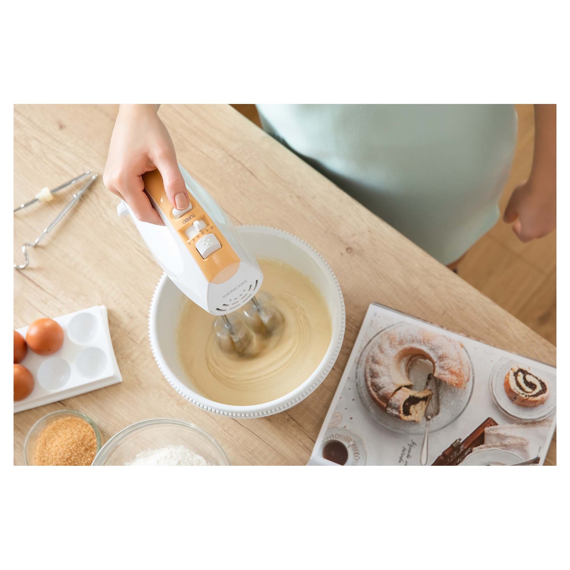 SENCOR SHM 5330 HAND MIXER WITH A ROTATING BOWL - SmartGatelb