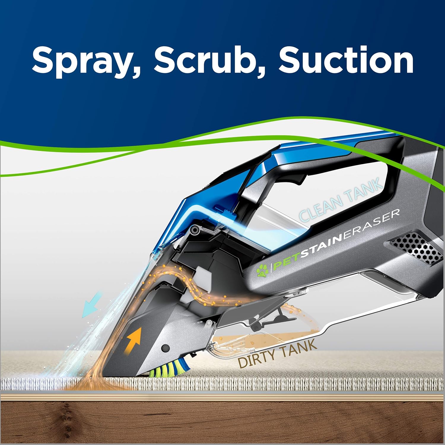 Bissell Stain Eraser Cordless Portable Carpet Cleaner, and car/auto detailer - SmartGatelb