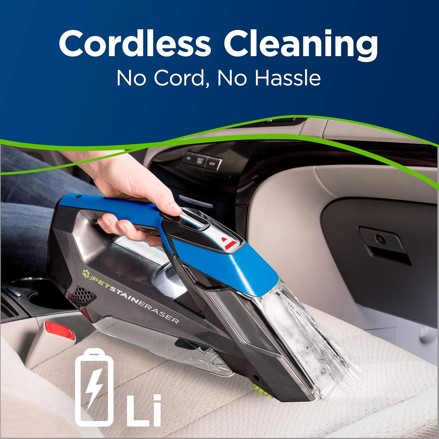 Bissell Stain Eraser Cordless Portable Carpet Cleaner, and car/auto detailer - SmartGatelb