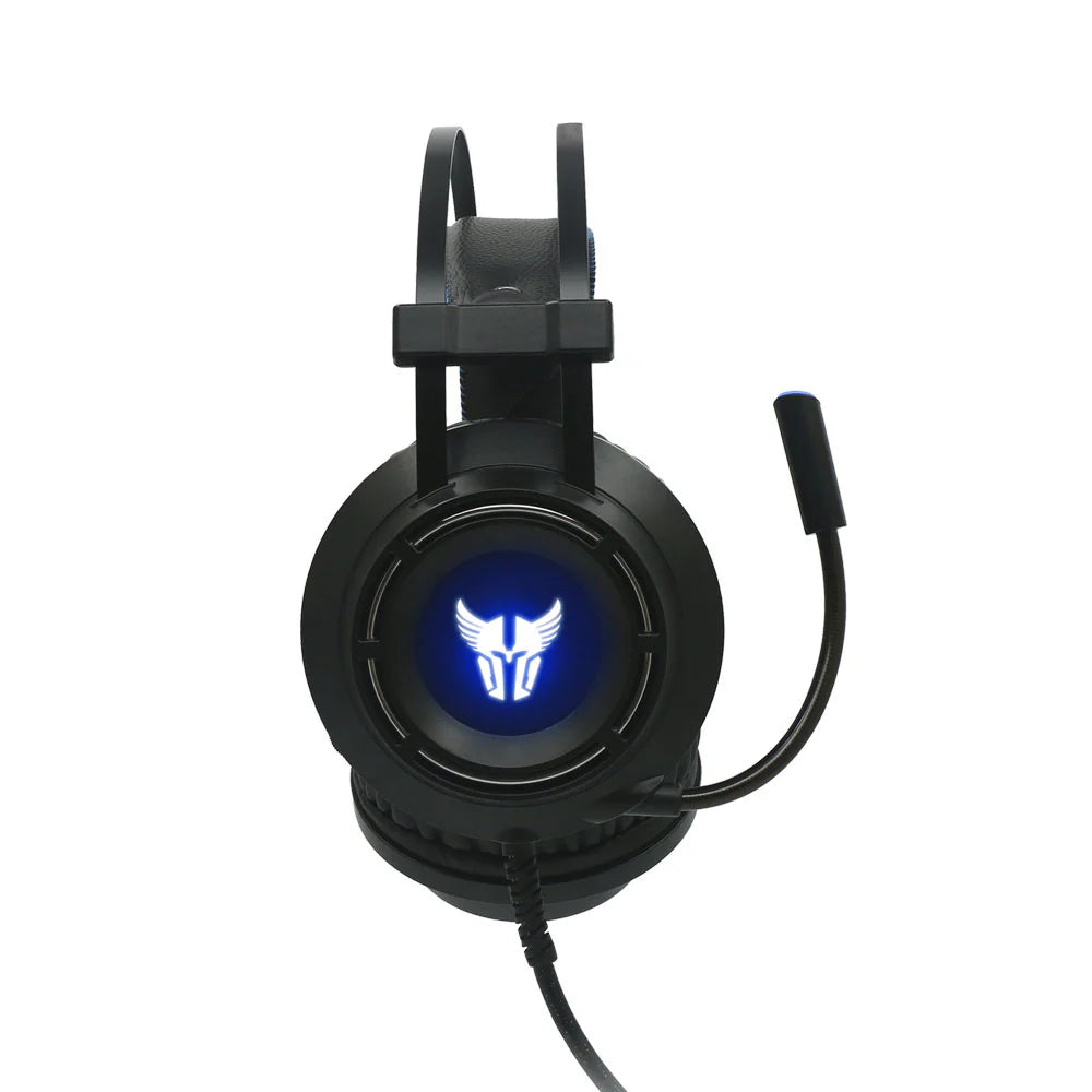 Combat HS46 Gaming Headset (ARG-HS-2846BK) – Wired, 50 mm Driver, USB + 3.5 mm, Telescopic Mic
