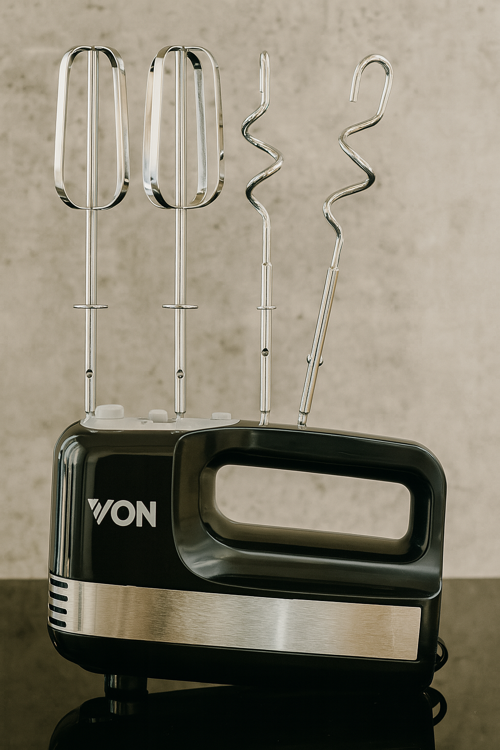 VON Hand Mixer – 300W | Model: VSMH03BLK 5 Speeds + Turbo | With Safety Device - SmartGatelb
