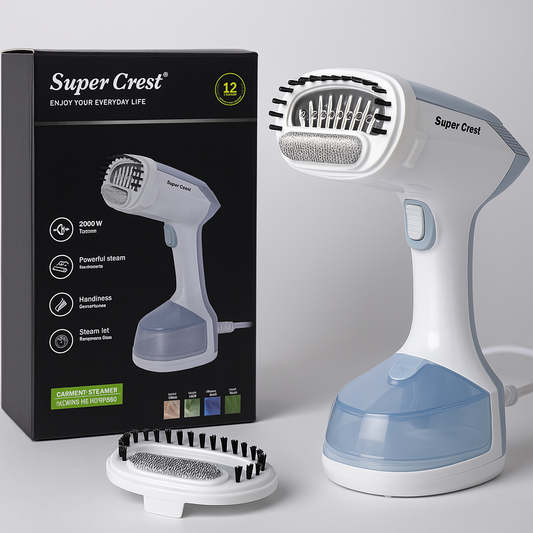 Super Crest Handheld Garment Steamer – 2000W - SmartGatelb