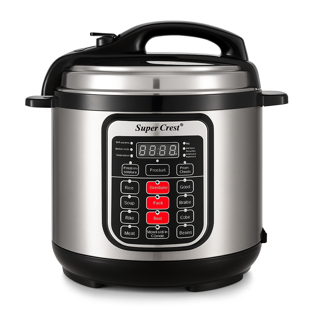 Super Crest Electric Pressure Cooker 12L 1500W - SmartGatelb