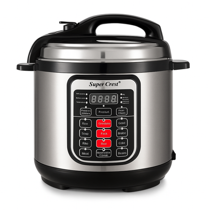 Super Crest Electric Pressure Cooker 12L 1500W - SmartGatelb