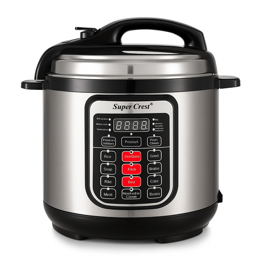 Super Crest Electric Pressure Cooker 12L 1500W - SmartGatelb