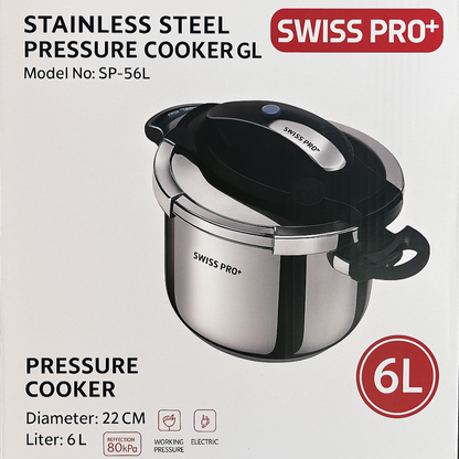 SWISS PRO+ SP-PS6L PRESSURE COOKER 6L - SmartGatelb
