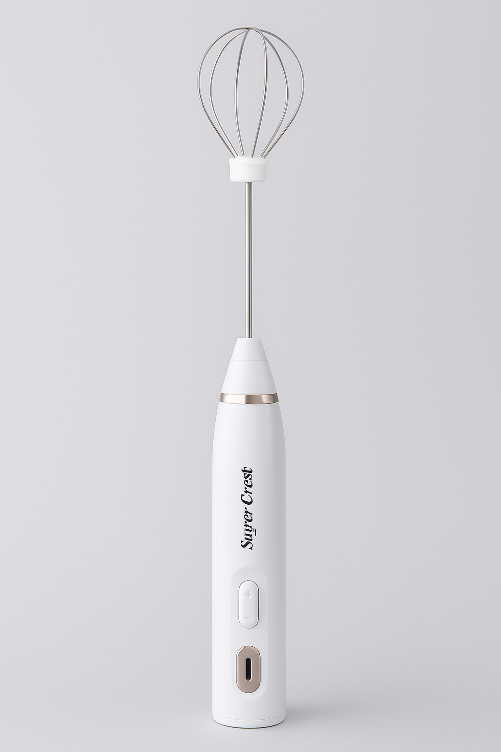 Super Crest SCT-7038 Rechargeable Milk Frother – 2-in-1 Whisk & Mixer - SmartGatelb