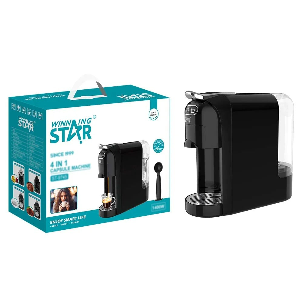 Winning Star ST-9745 Multi-Functional Capsule&Ground Coffee Machine 4 in 1 - SmartGatelb