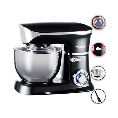 FOOD PROCESSOR DMS KM-1900B 1900W BLACK 6.5L STAINLESS STEEL BOWL - SmartGatelb