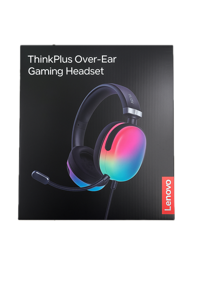 Lenovo ThinkPlus G86A RGB Wired Gaming Headset with Microphone – 3.5mm + USB, Surround Sound, Noise Reduction