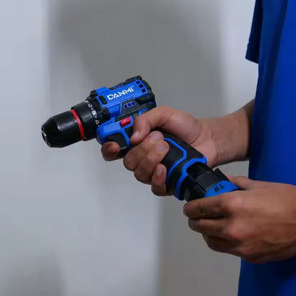DANMI 16.8V Cordless Brushless Drill – Model 400216 with 2 Batteries & Charger - SmartGatelb