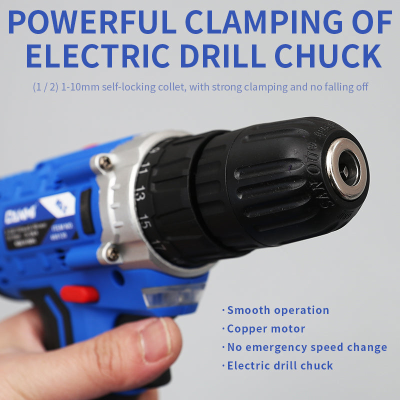 DANMI 20V Cordless Lithium Electric Drill – Model 400120 (2 Batteries Included) - SmartGatelb