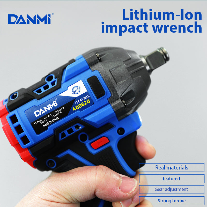 DANMI 20V Cordless Brushless Electric Impact Wrench – 1/2” Drive - SmartGatelb