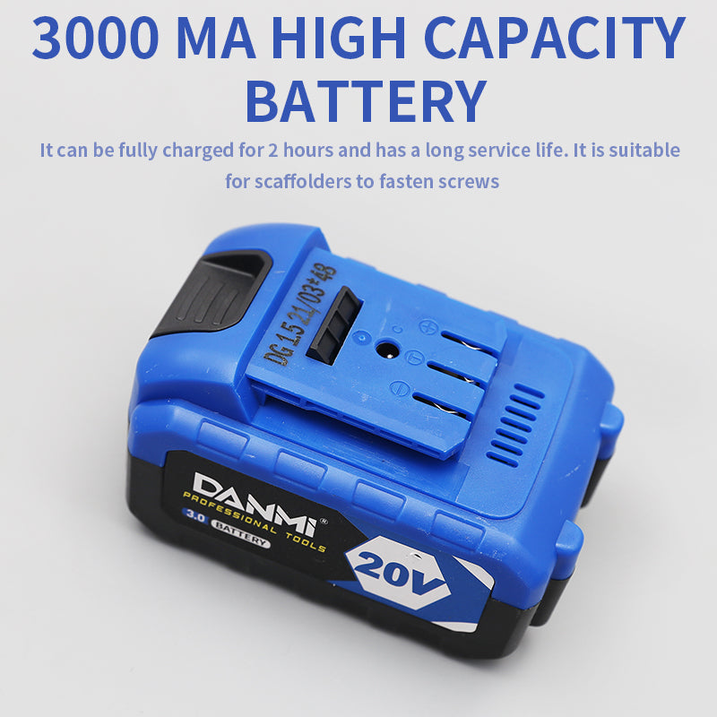 DANMI 20V Cordless Lithium Electric Drill – Model 400120 (2 Batteries Included) - SmartGatelb