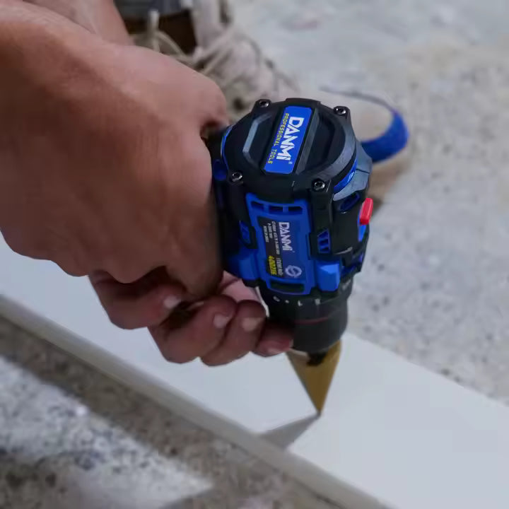 DANMI 16.8V Cordless Brushless Drill – Model 400216 with 2 Batteries & Charger - SmartGatelb