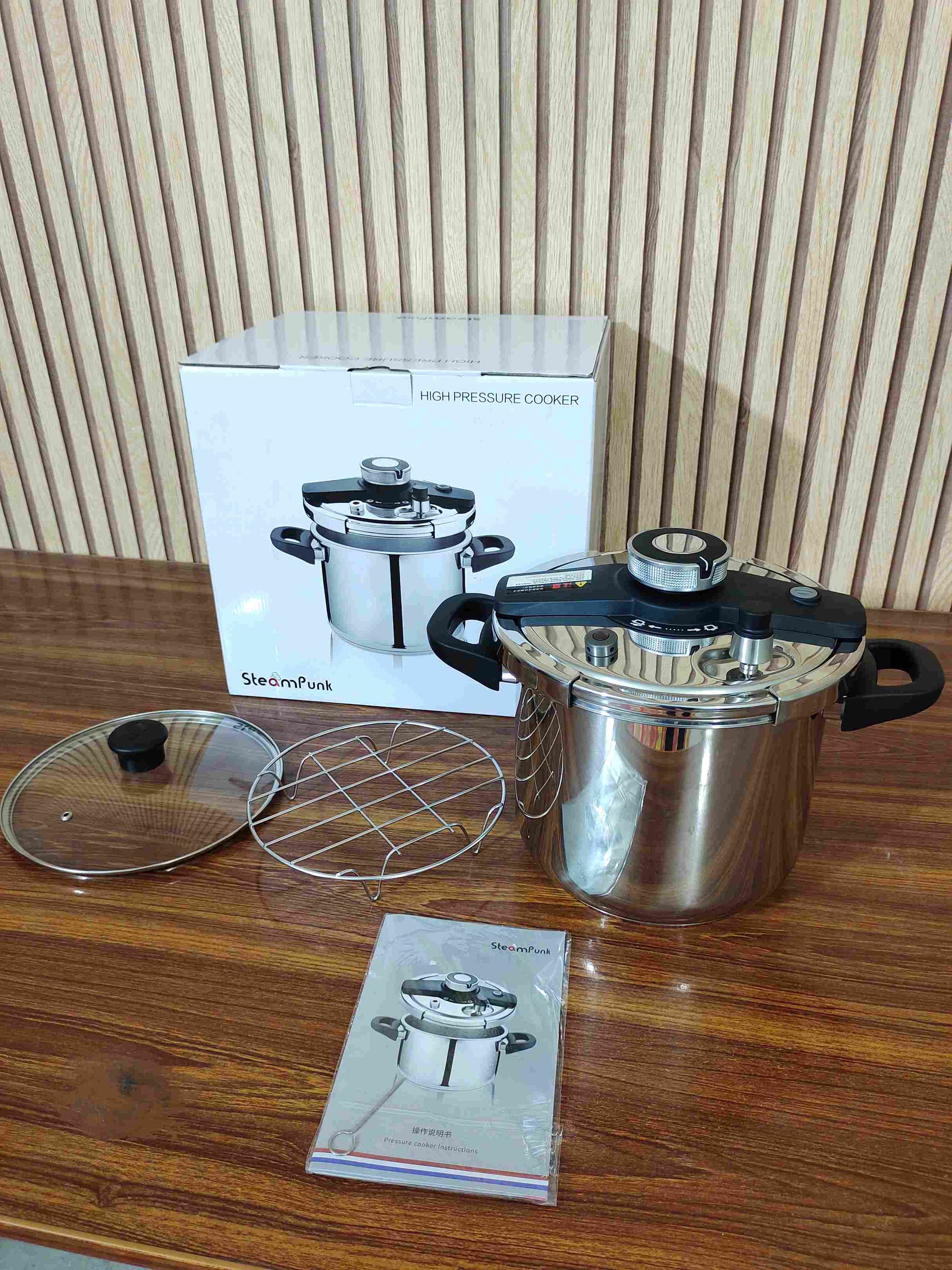 Steampunk Multi-purpose Clipso Pressure Cooker - 9 Liters - SmartGatelb