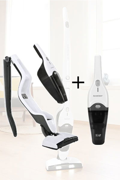 Silvercrest Vacuum Cleaner Rechargeable With Hand-held Vacuum Cleaner 16V - SmartGatelb