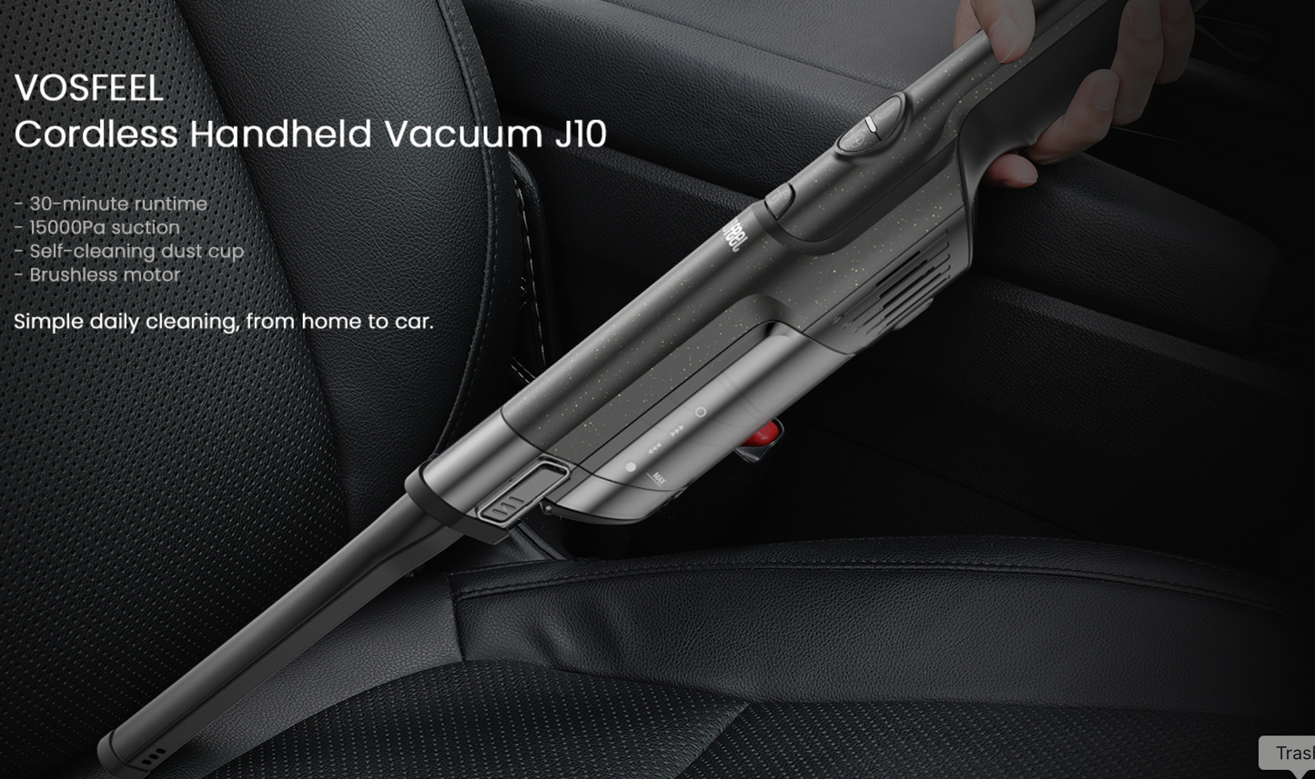 Vosfeel Cordless Vacuum Cleaner J10 - SmartGatelb