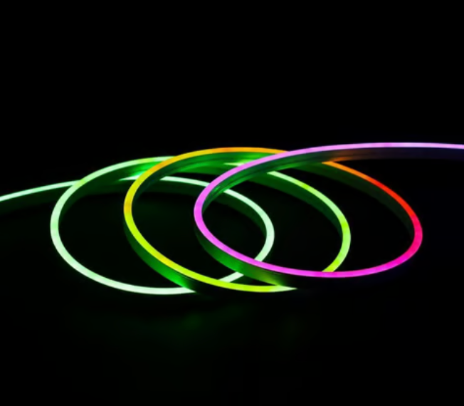 RiXME 5m RGB Neon LED Strip Music Sync Color Changing with Remote Control 5-Volt - SmartGatelb