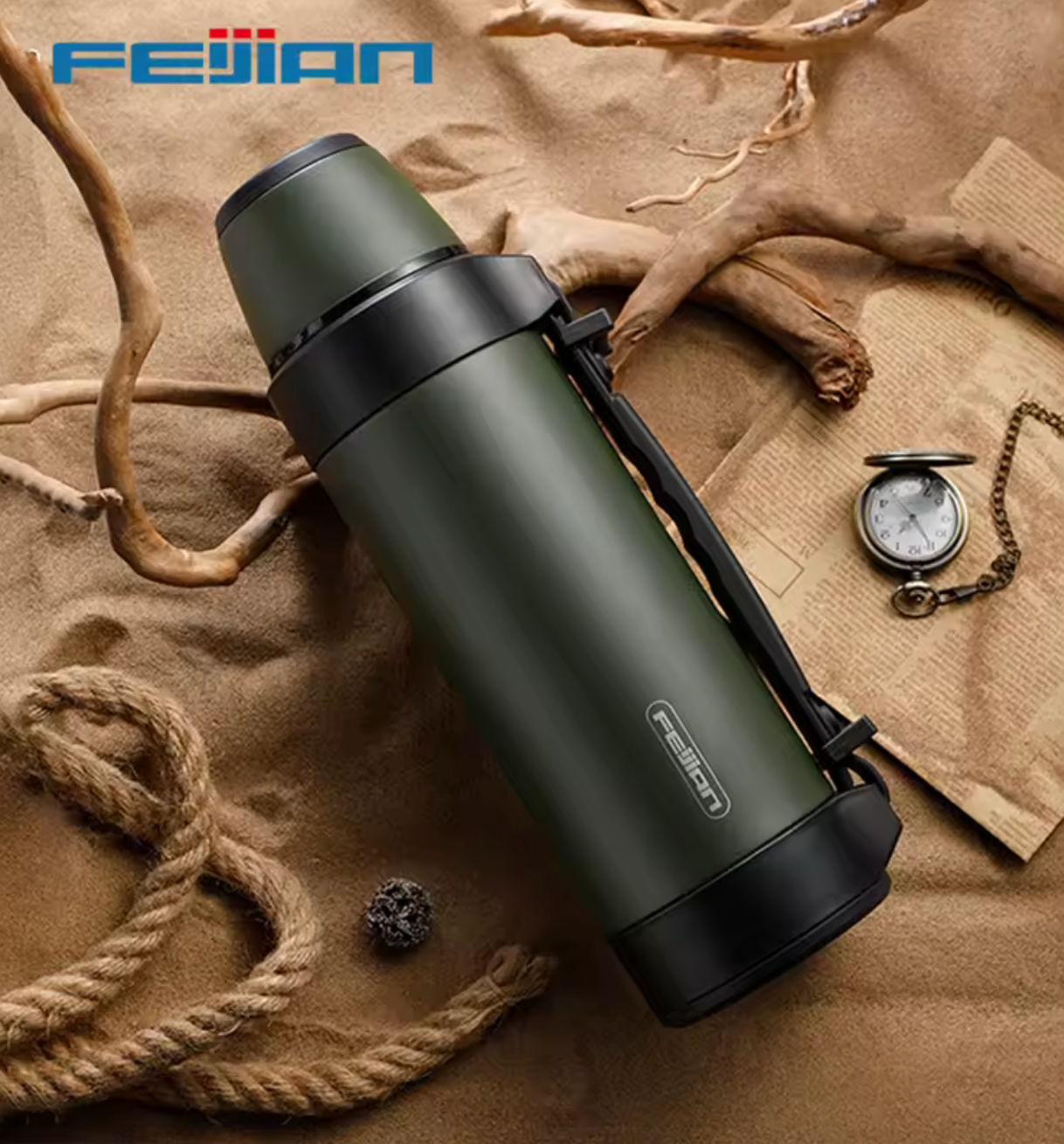 FEIJIAN 1200ml Stainless Steel Thermos - SmartGatelb