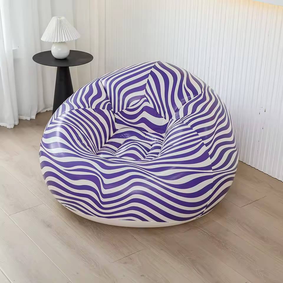 Leedsooy 85003 Inflatable Air Lounge Sofa – Portable Relaxing Chair with Pump - Smart Gate