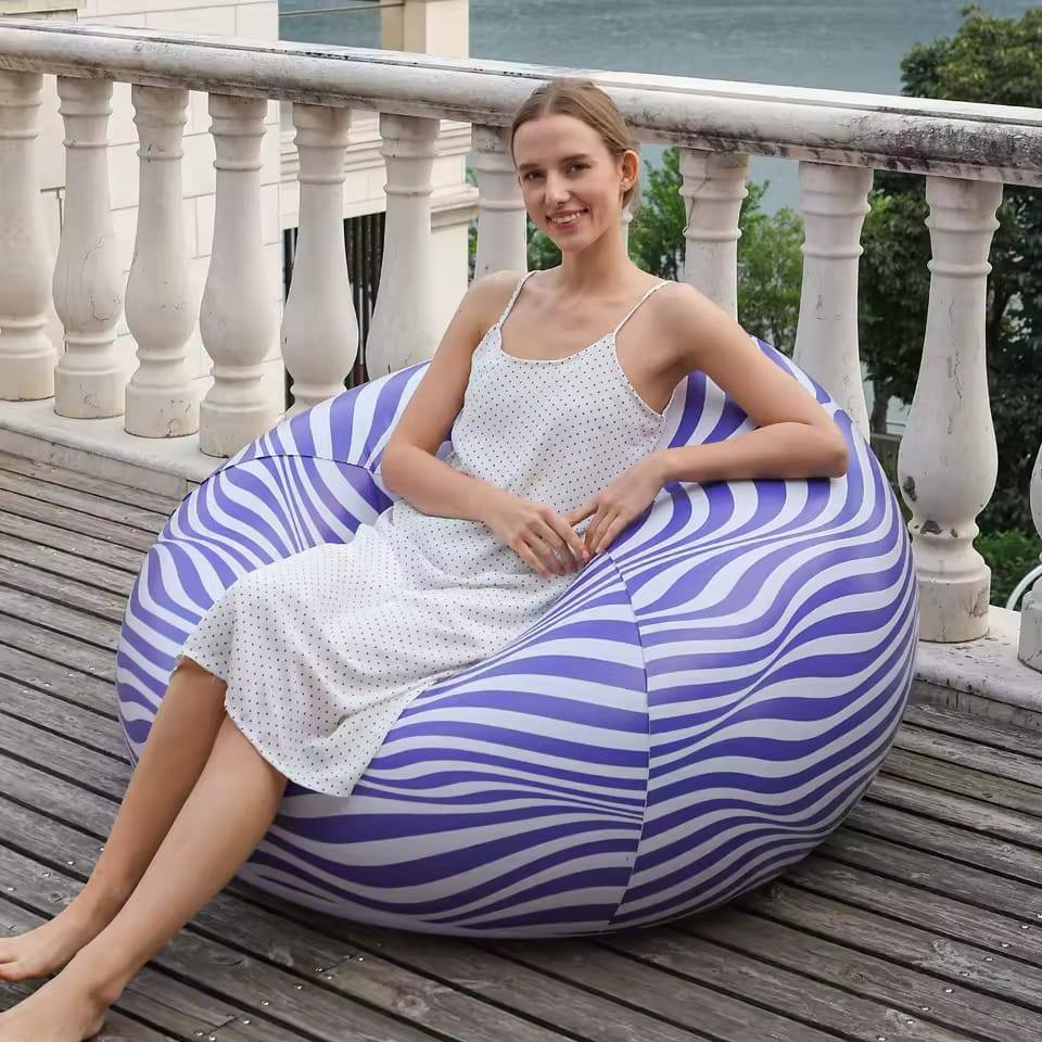 Leedsooy 85003 Inflatable Air Lounge Sofa – Portable Relaxing Chair with Pump - Smart Gate