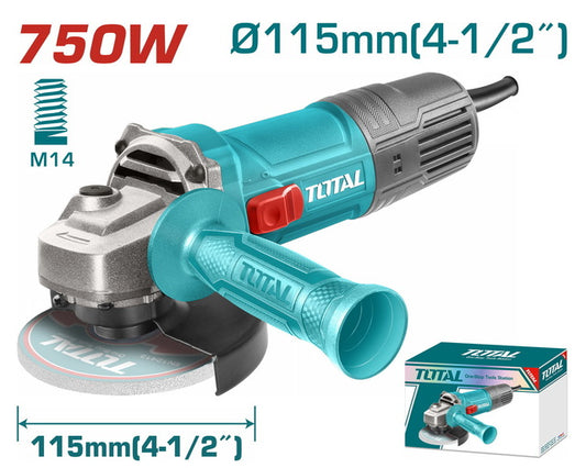 TOTAL 750W Angle Grinder – TG10711556