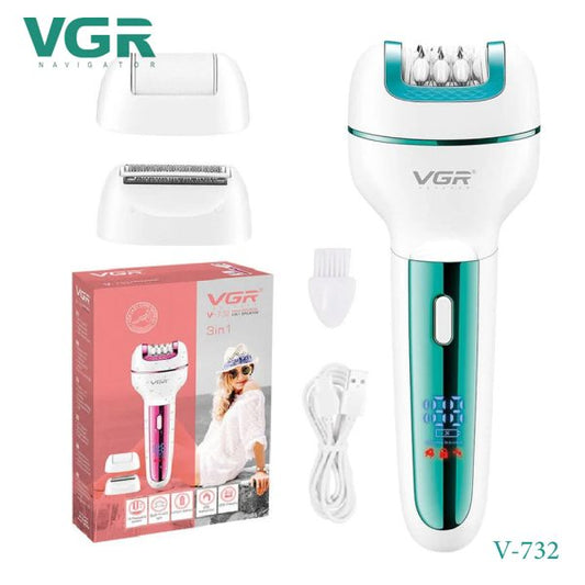 VGR V-732 Epilator for Women – Electric Hair Removal Device for Smooth Skin - Smart Gate